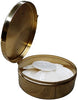 Brass IHS Hospital Communion Pyx, Religious Church Goods, 3 14 Inch, Gold