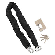 CheriMuMu Security Chain and Lock Kit-3/8 Inch x 3ft Anti-Theft Foot Heavy Duty Bike Chain Locks Motorcycle Chain Lock with 4 Keys Thick Cut Proof Security Bicycle Chain Lock for Motorcycles,Moped