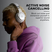 Raycon The Everyday Wireless Bluetooth Over Ear Headphones, with Active Noise Cancelling, Awareness Mode and Built in Microphone, IPX 4 Water Resistance, 38 Hours of Battery Life (Black)