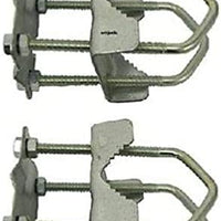2 Pack - Pro Signal 33-12256 Antenna Mast Clamp Clamp Two Masts Up to 2"