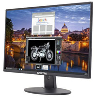 Sceptre 22 inch 75Hz 1080P LED Monitor 99% sRGB HDMI X2 VGA Build-In Speakers, Machine Black (E225W-19203R series)