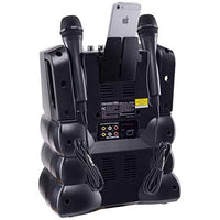 Karaoke USA Karaoke System - Portable, Black (GF844)