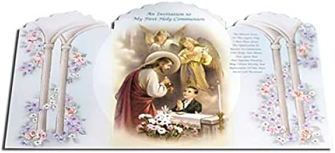 Catholic & Religious Gifts, First Communion Invitation BOY Spanish W/Envelope CAPILLA Series 100/PKG