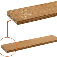 22" x 3" x 0.5" Oak Wood Medicine Cabinet Shelf Replacement - 1PCS