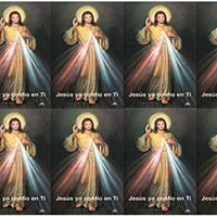 Catholic & Religious Gifts, 8UP Divine Mercy Spanish 25/200