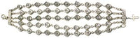 Catholic & Religious Gifts, Rosary 5 Chain Metal Bracelet Assorted Saints