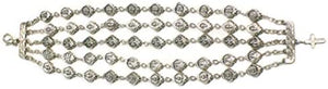 Catholic & Religious Gifts, Rosary 5 Chain Metal Bracelet Assorted Saints