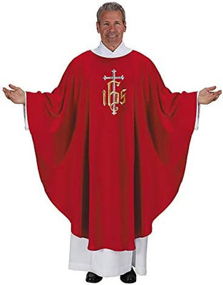 IHS Chasuble Red