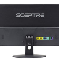 Sceptre 22 inch 75Hz 1080P LED Monitor 99% sRGB HDMI X2 VGA Build-In Speakers, Machine Black (E225W-19203R series)