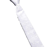 Boys First Communion Tie Ties in White 13" Adjustable