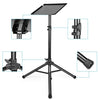 Neewer Deluxe 36.2-51.2 inches/92-130 centimeters Adjustable and Collapsible Heavy-Duty Laptop Stand with Solid Tripod Base and Non-slip Rubber Caps, Black