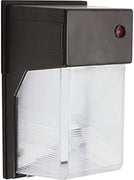 LED Wall Pack, 27 Watt, 120 Volt, Bronze, Photocell
