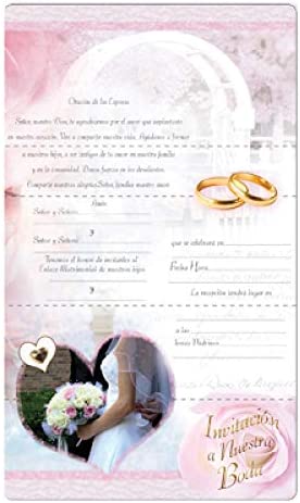 Catholic & Religious Gifts, Wedding Invitation English Quad Series