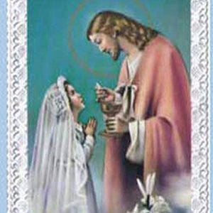Catholic & Religious Gifts, 8UP First Communion Cards GRL (25/200)