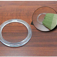 Clear Plastic Scarf Rings 3 Inch Dia - Case of 100
