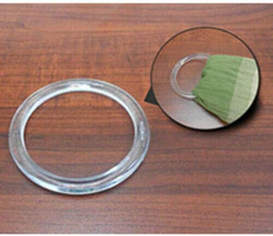 Clear Plastic Scarf Rings 3 Inch Dia - Case of 100