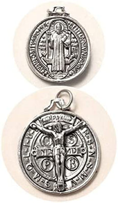 12pc Catholic & Religious Gifts, OXY Medal ST Benedict 1 1/4
