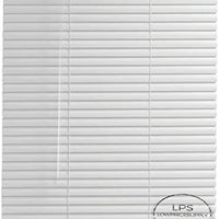 46x64" Cordless 1" Vinyl Mini Blind White