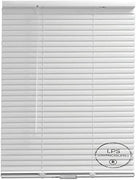 26.5" x 64" White 1" Mini Vinyl Cordless Window Blind (W x L)