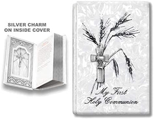 Catholic & Religious Gifts, First Communion Missal Book White Spanish Silver