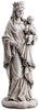 Mary Queen of Heaven with Child Garden Statue at 18 Inch Height