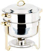 Soup Chafer,14 Qt. Deluxe Round Gold Accent