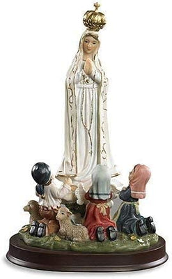 Our Lady of Fatima with Children Statue