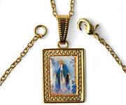 Catholic & Religious Gifts, Photo Charm & Necklace Lady Grace GLD Layered DLX Box