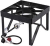 Square Single Burner Outdoor Patio Restaurant Stove/Range - 55,000 BTU