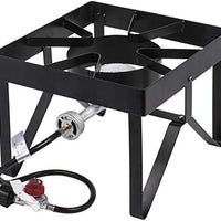 Square Single Burner Outdoor Patio Restaurant Stove/Range - 55,000 BTU