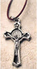 Catholic & Religious Gifts, Necklace ST Benedict Silver
