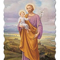 Catholic & Religious Gifts, Scroll ST Joseph; Size 8" X 10"