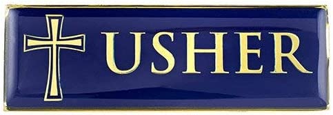 Usher Magnetic Badge-6/pk