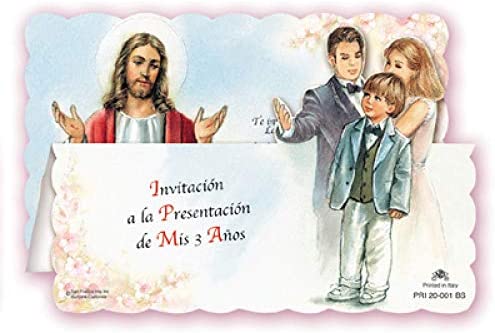 Catholic & Religious Gifts, Presentation 3 Years BOY Spanish 100/PKG