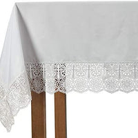 4" Cross Lace Altar Frontal