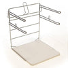 Bag Stand for T Shirt Bags in Chrome 11-1/4 W x 12 D x 15 H Inches