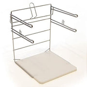 Bag Stand for T Shirt Bags in Chrome 11-1/4 W x 12 D x 15 H Inches