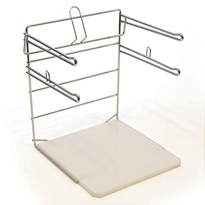 Bag Stand for T Shirt Bags in Chrome 11-1/4 W x 12 D x 15 H Inches