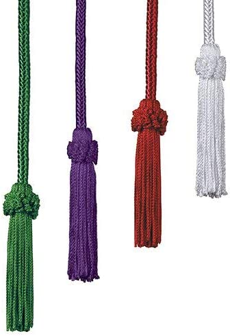 Christian Brands Tassel Cincture for Kids WHITE