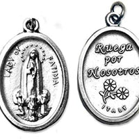 Catholic & Religious Gifts, 25pcc, OXY Medal Our Lady of Fatima Spanish