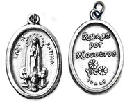 Catholic & Religious Gifts, 25pcc, OXY Medal Our Lady of Fatima Spanish