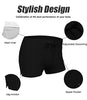 COOFANDY Men's Swim Boxer Brief Trunks Quick Dry Swimming Board Trunks Shorts