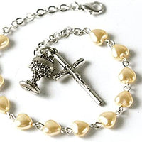 Catholic & Religious Gifts, Rosary Bracelet First Communion Heart