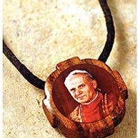 12pc Catholic & Religious Gifts, Necklace Pope John Paul; 1" & Pope Benedict