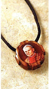 12pc Catholic & Religious Gifts, Necklace Pope John Paul; 1" & Pope Benedict