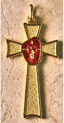 12pc Catholic & Religious Gifts, Small Crucifix Confirmation Gold 2