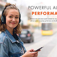 Sound Blaster JAM V2 On-Ear Lightweight Bluetooth 5.0 Wireless Headphones with USB-C, Low Latency, HD, Multipoint Connectivity, Voice Detection and Noise Reduction, 22 Hours Battery Life (Renewed)