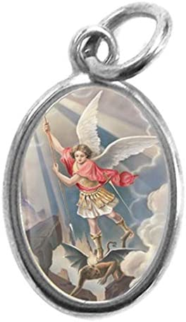 Catholic & Religious Gifts, Pendant Silver ST Michael Archangel 12pc