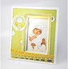 Catholic & Religious Gifts, Plaque Baptism Painted Glass Frame; 3D White Black