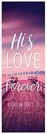 Christian Brands Psalm 107:1 Banner: 2' X 6'